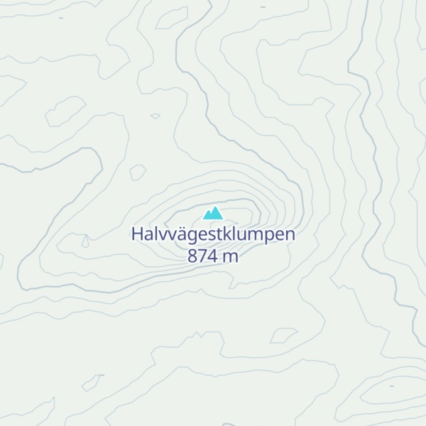 Map of Halvvägestklumpen