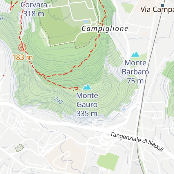Map of Monte Gauro