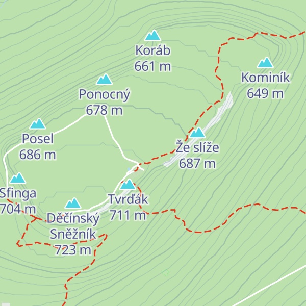 Map of Stolová věž