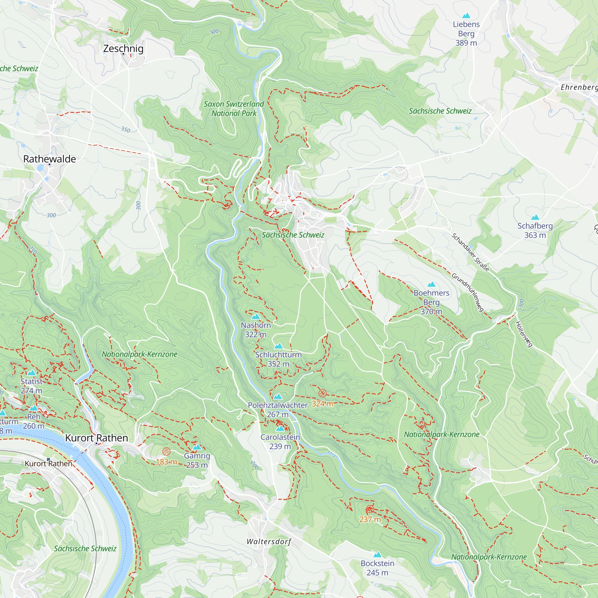 Köhlerhütte map