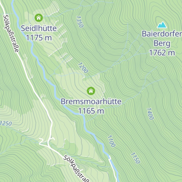 Map of Bremsmoarhütte