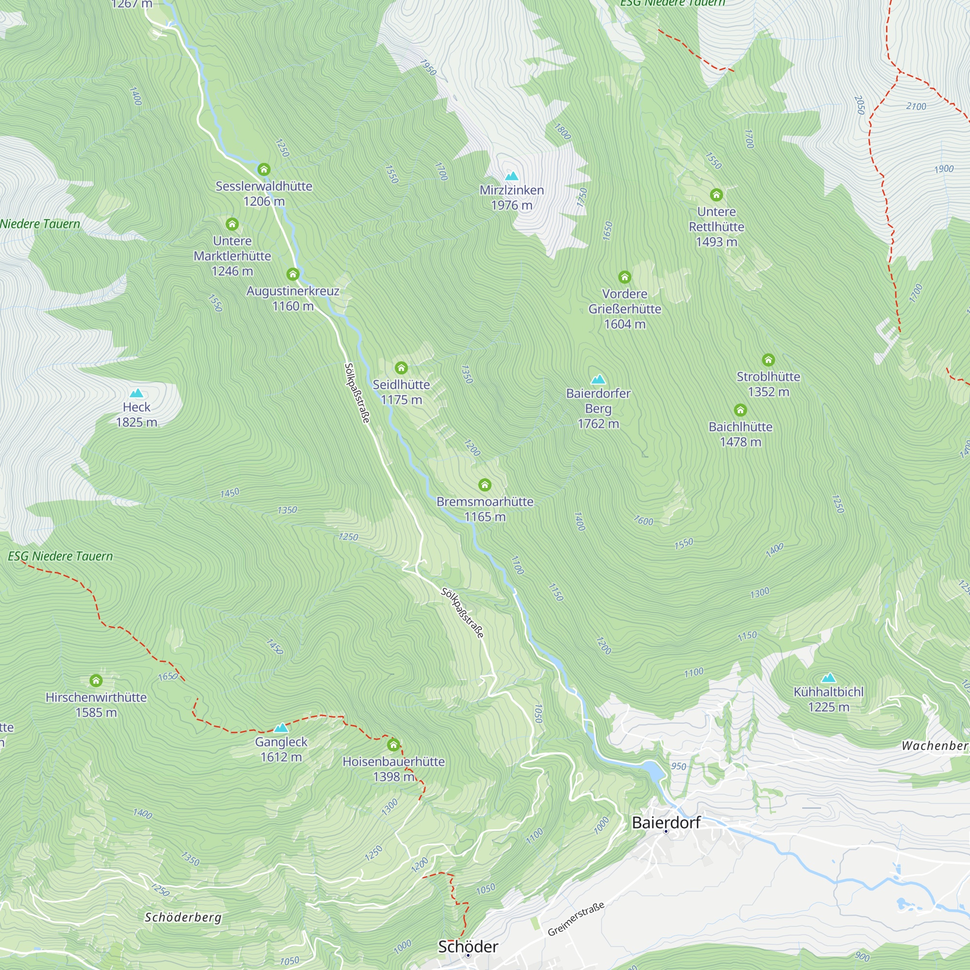 Bremsmoarhütte map