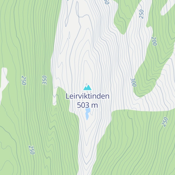 Map of Leirviktinden