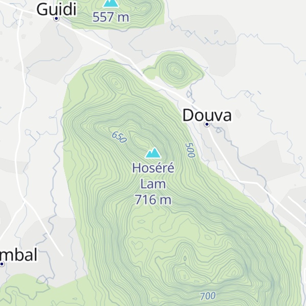 Map of Hoséré Lam