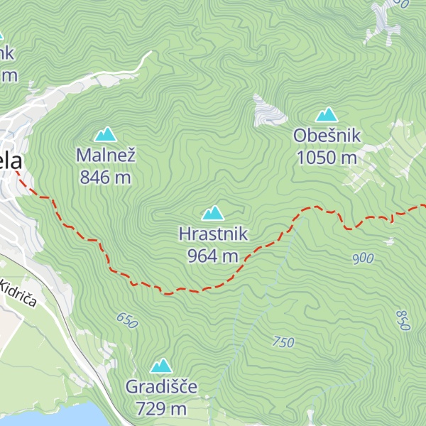 Map of Hrastnik