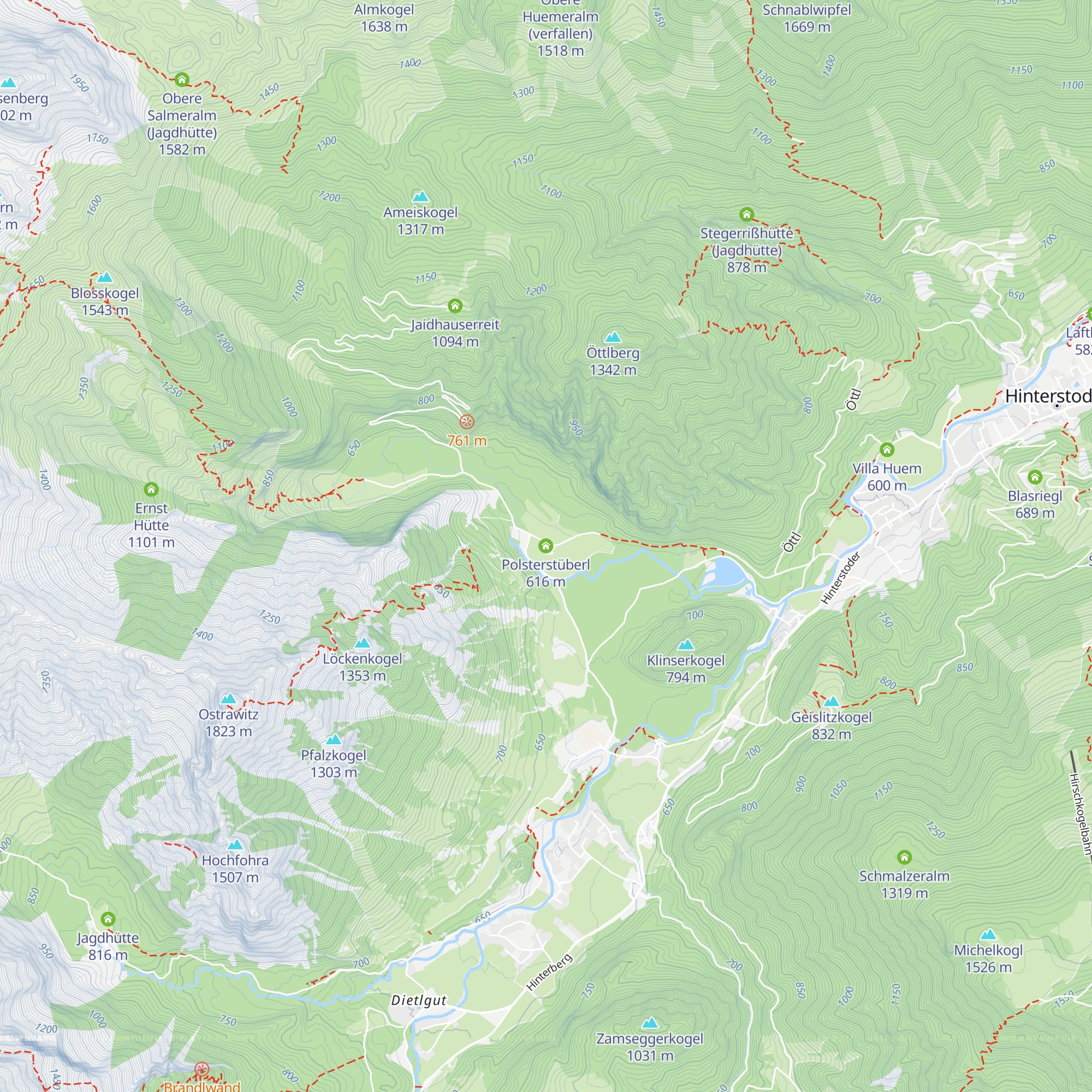 Polsterstüberl map