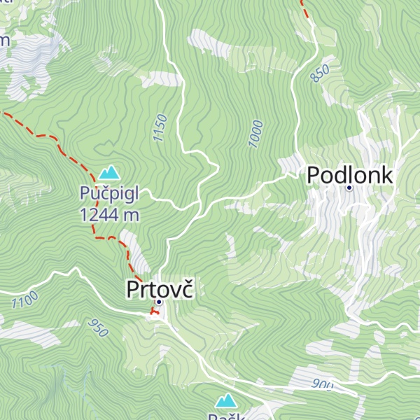 Map of Lovska koča Na Toli