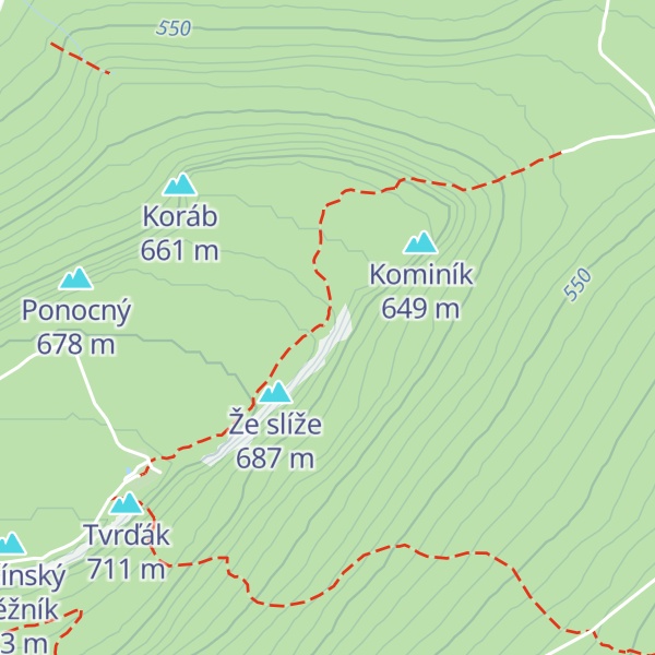 Map of Čtyřzubec