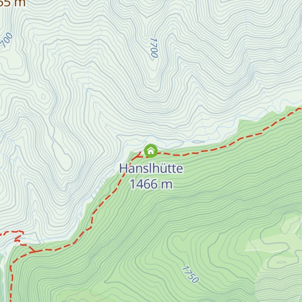 Map of Hanslhütte