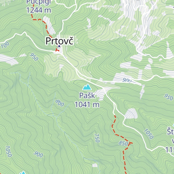 Map of Pašk
