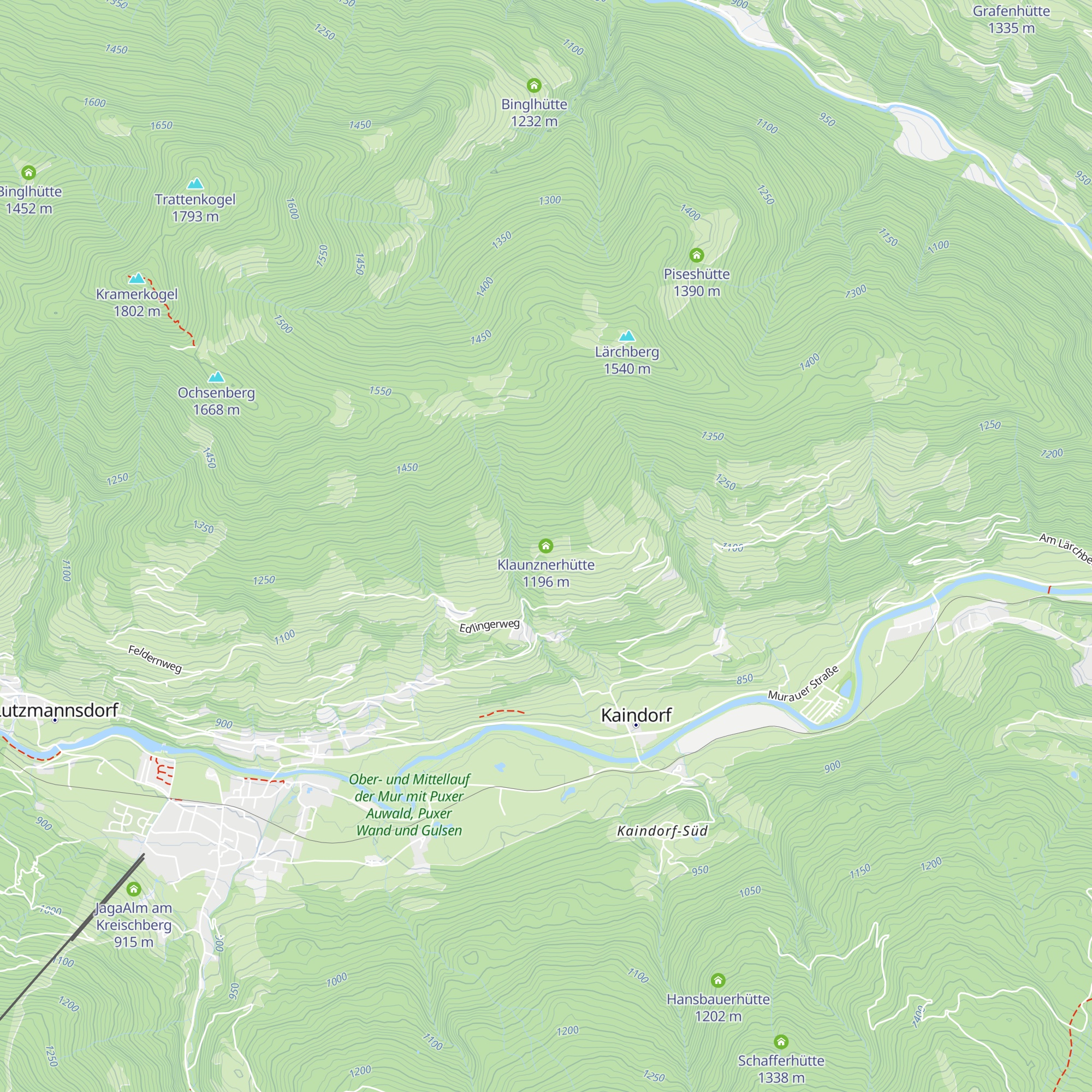 Klaunznerhütte map