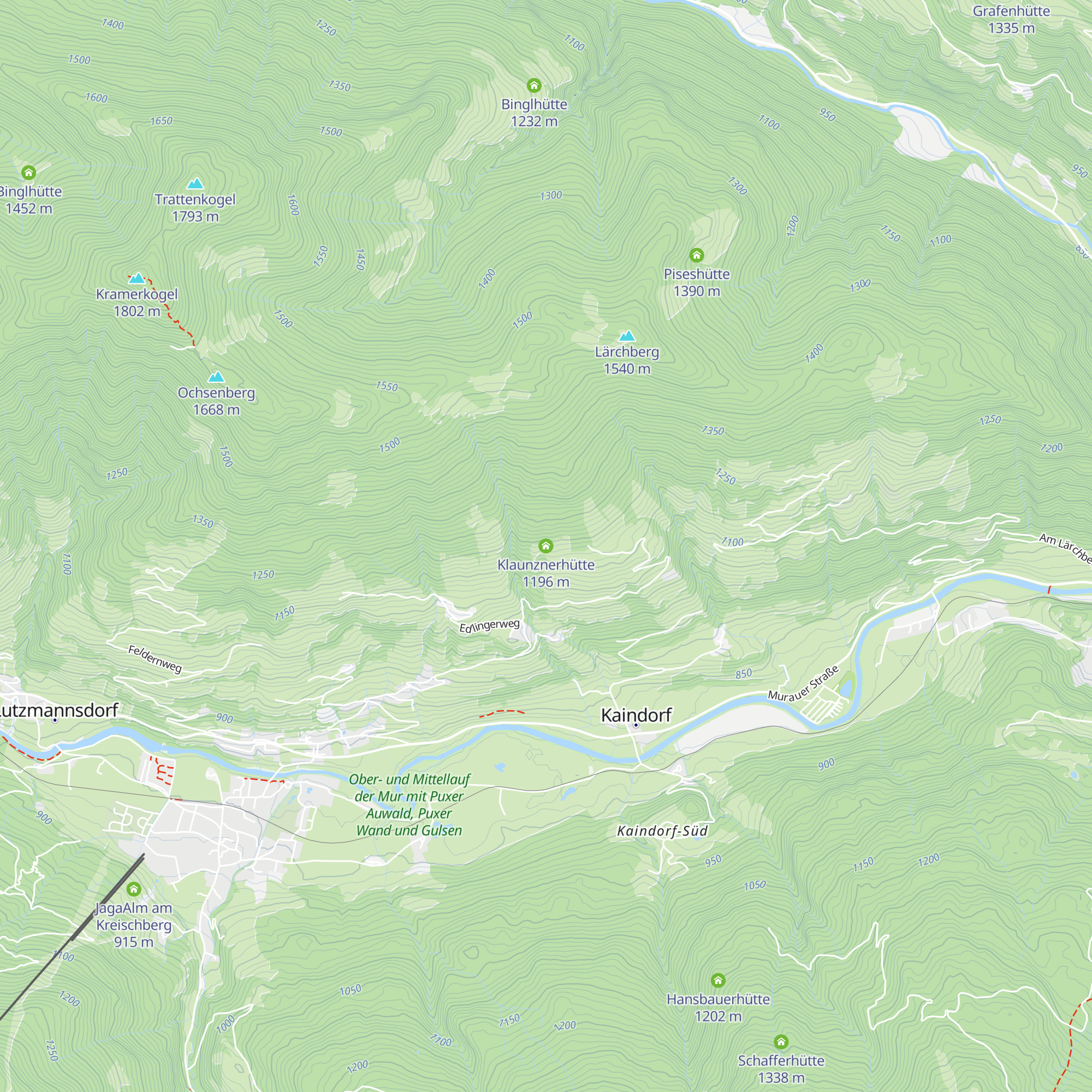 Klaunznerhütte map