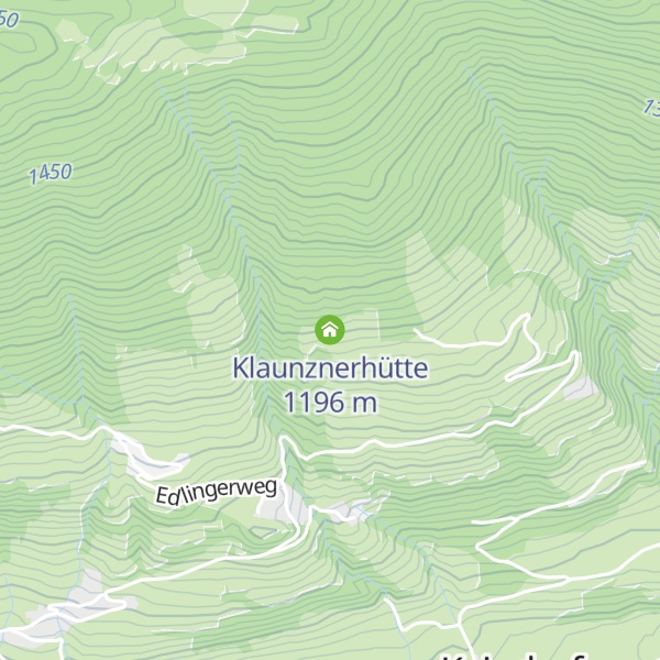 Map of Klaunznerhütte