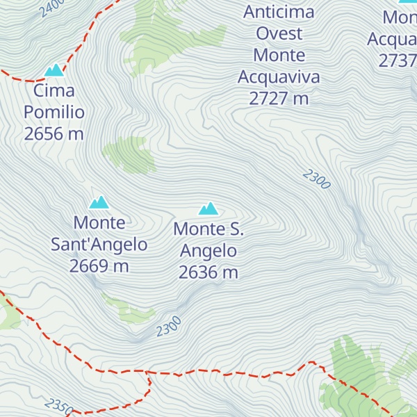 Map of Monte S. Angelo