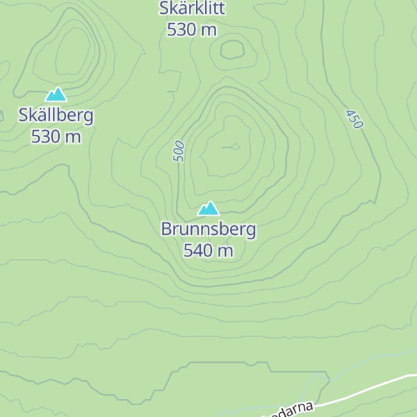 Map of Brunnsberg