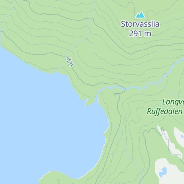 Map of Storvasshytta