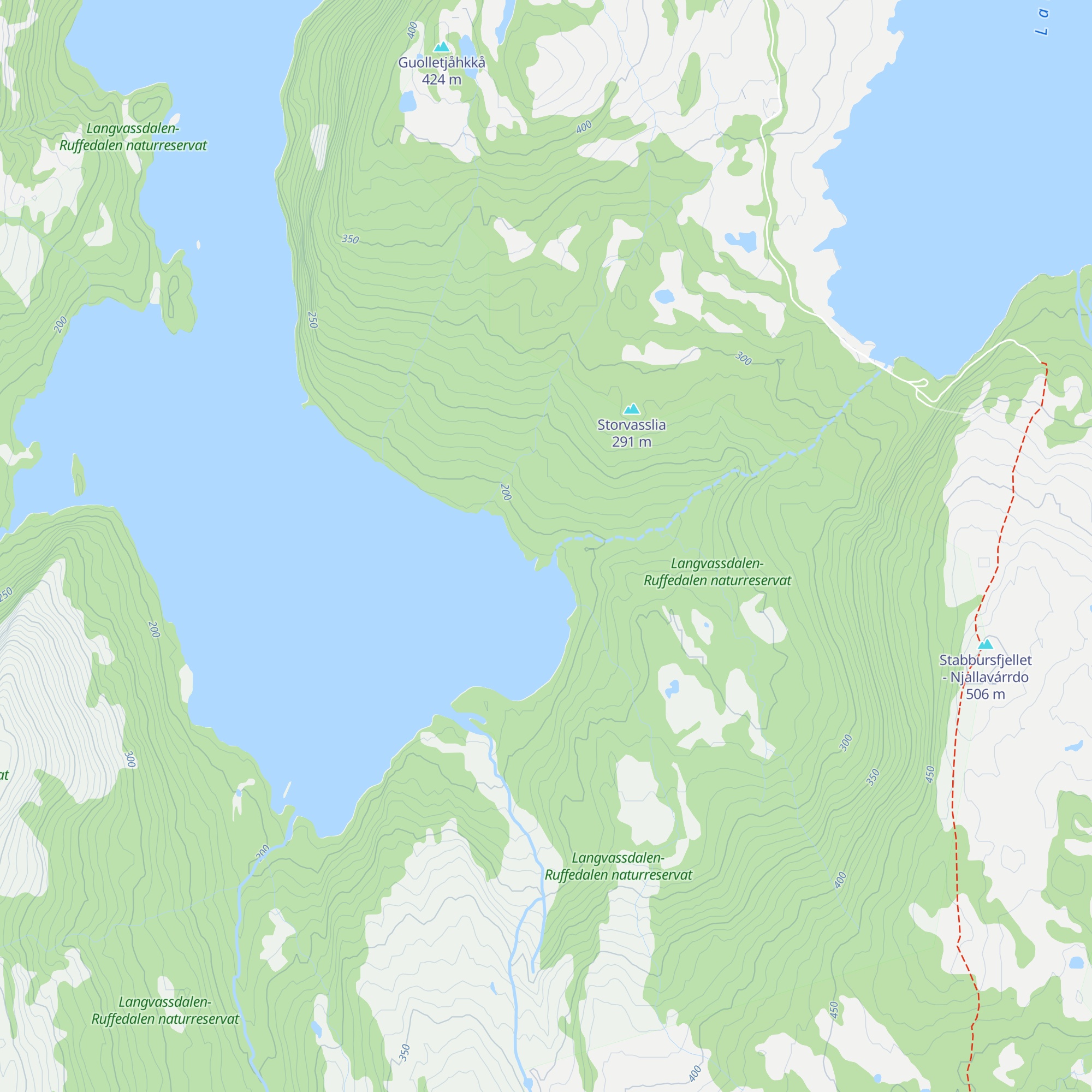 Storvasshytta map