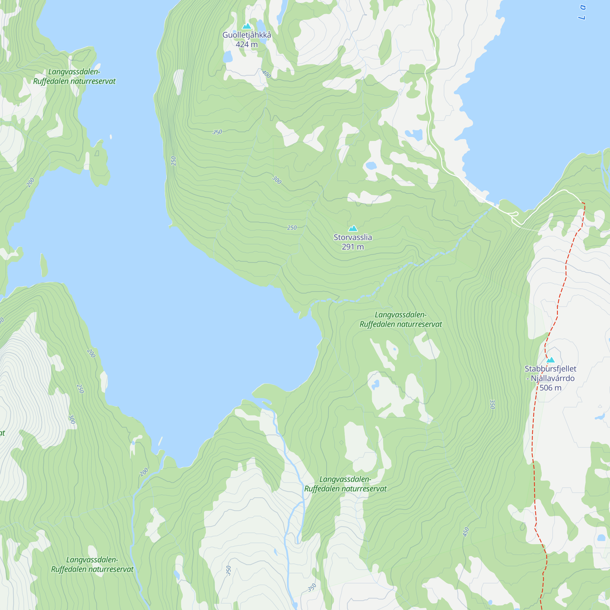 Storvasshytta map