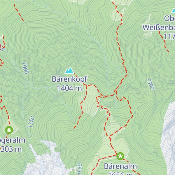 Map of Peterhoferalm