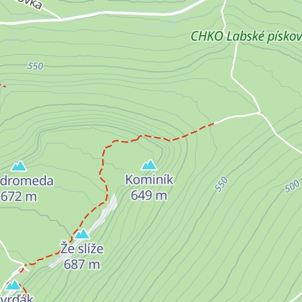 Map of Ukrytá věž