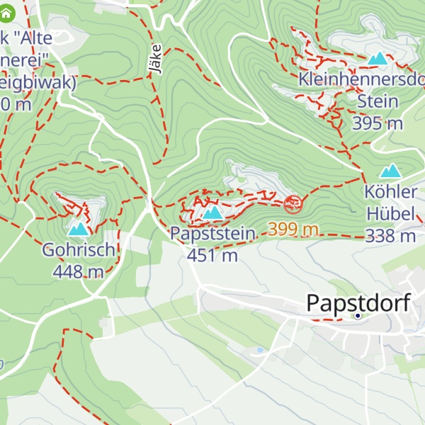 Map of Papststein