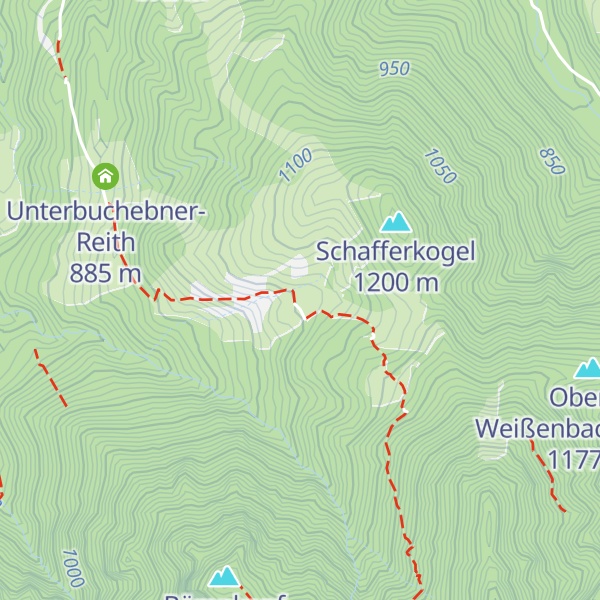 Map of Almhütte Schafferreith