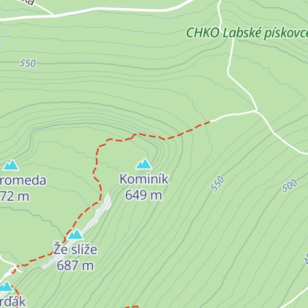 Map of Housličky