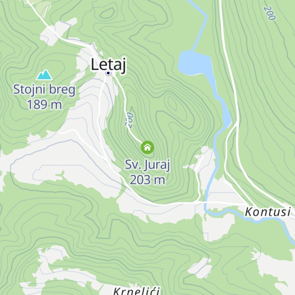 Map of Sv. Juraj