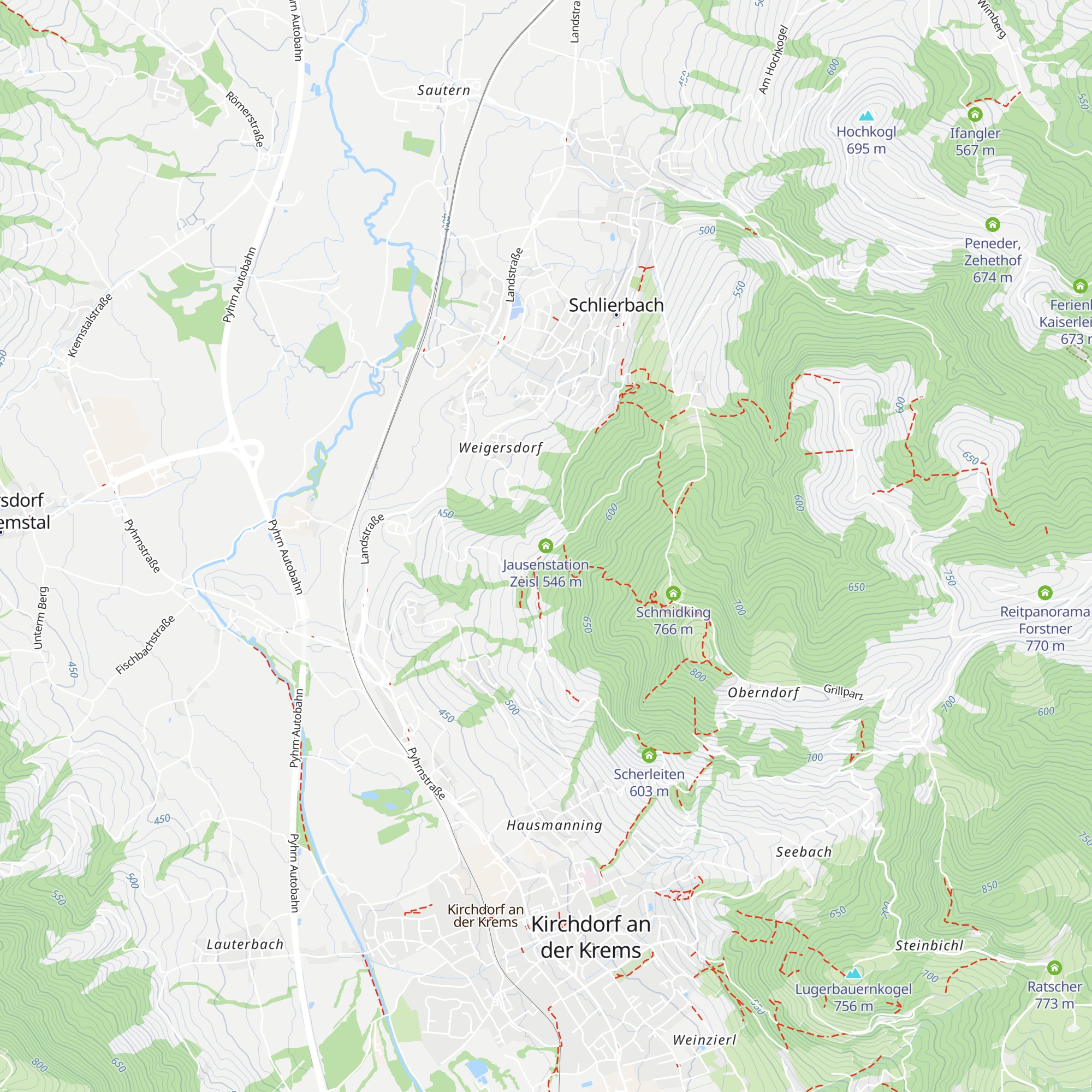 Jausenstation Zeisl map