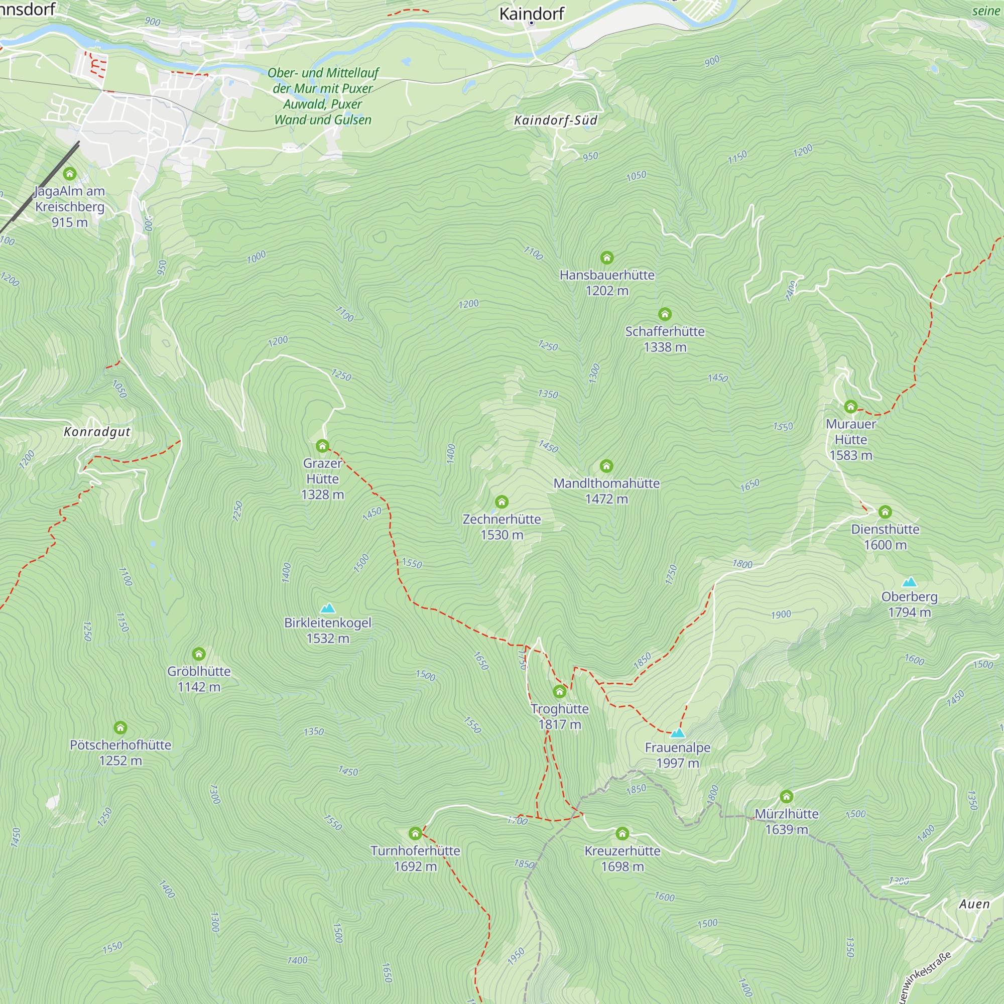 Zechnerhütte map