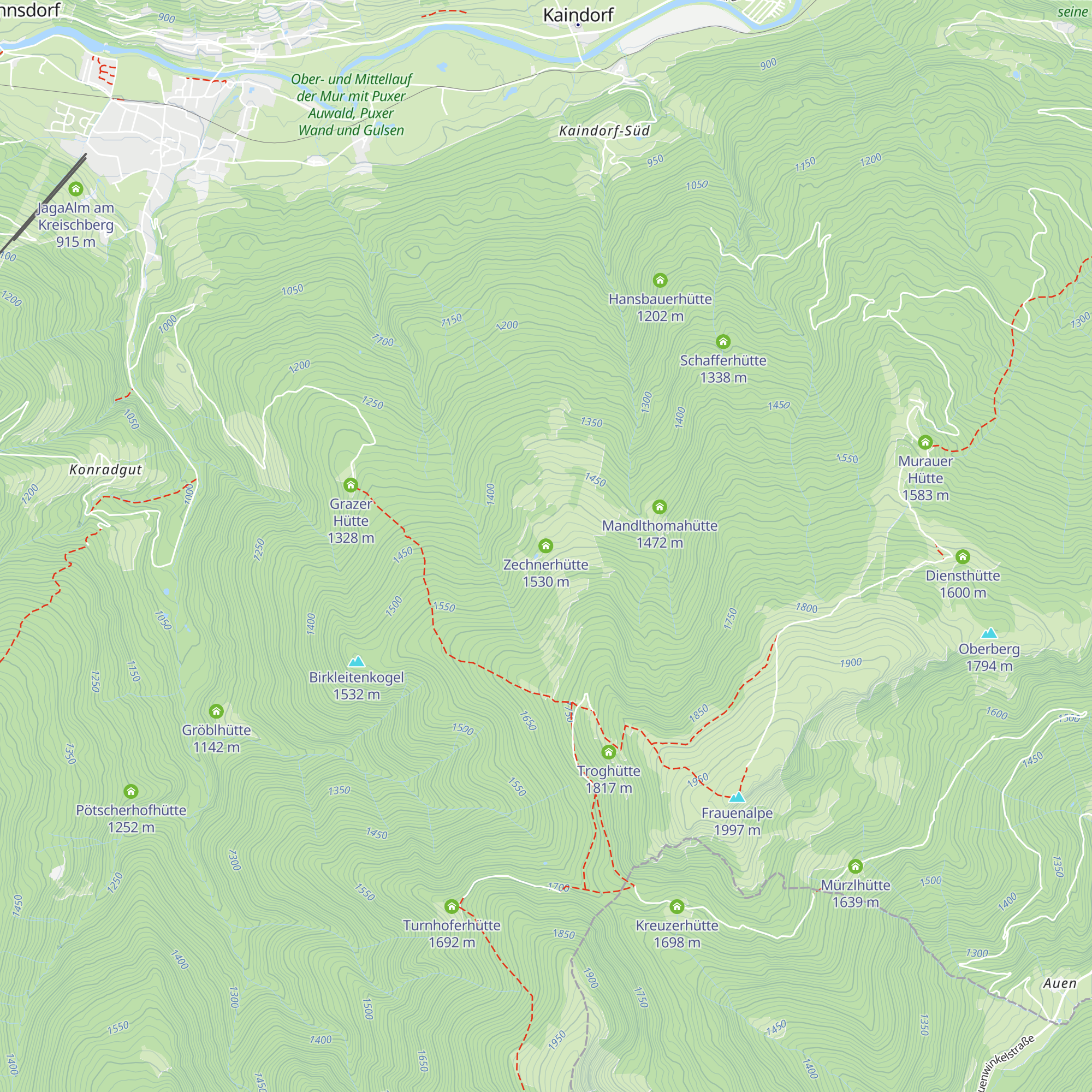Zechnerhütte map
