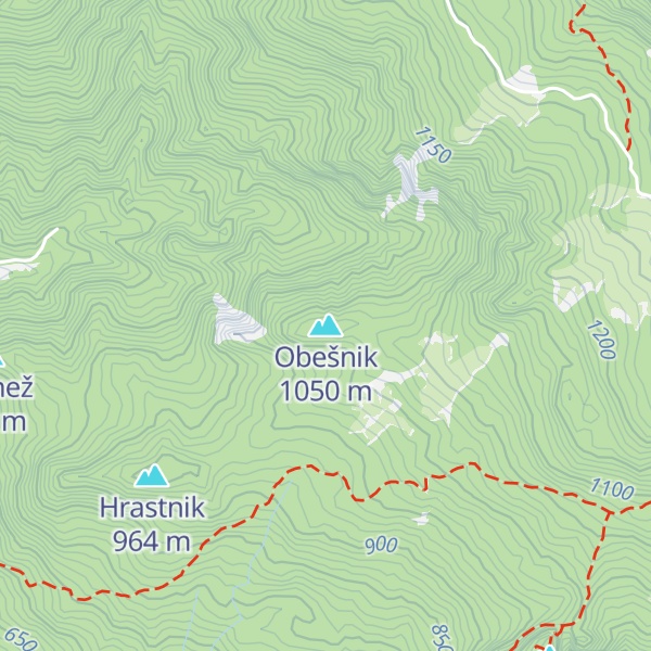 Map of Obešnik