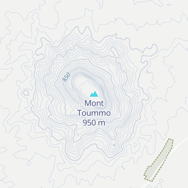 Map of Mont Toummo