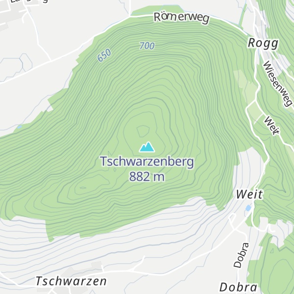 Map of Tschwarzenberg