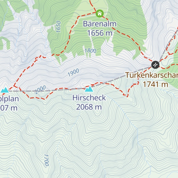 Map of Hirscheck