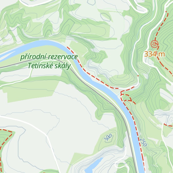 Map of Kavčí lom