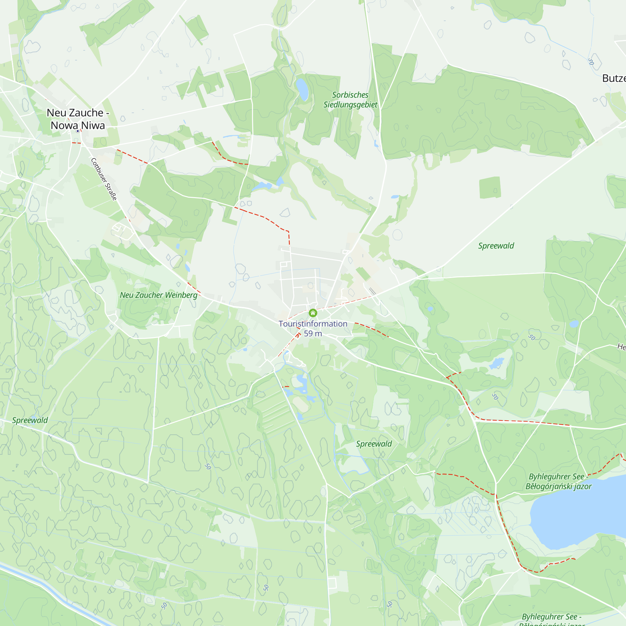 Touristinformation map