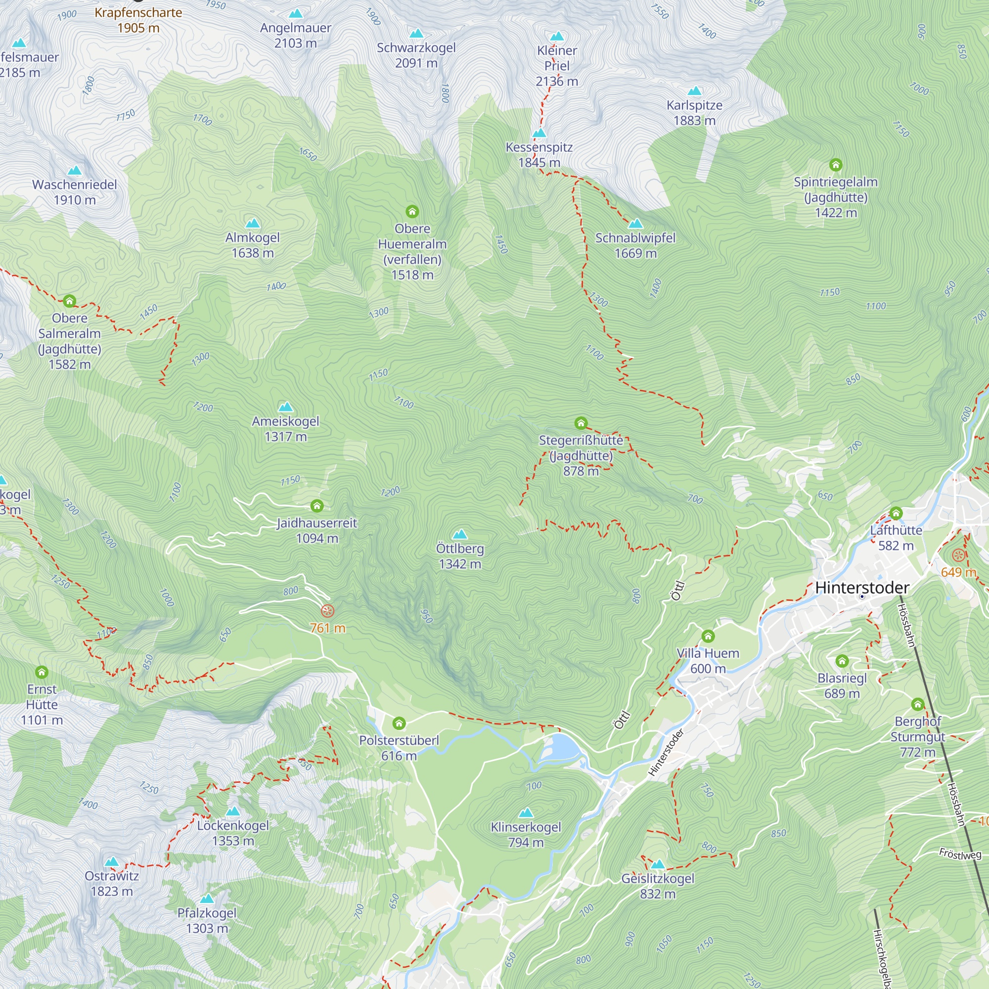 Öttlreith map
