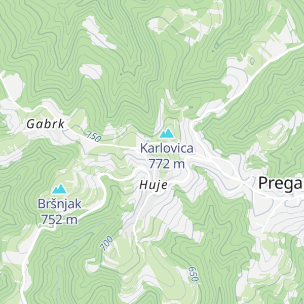 Map of Vrh