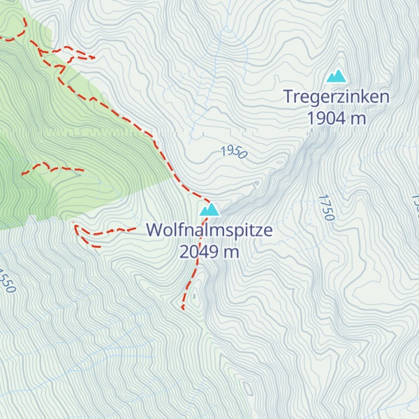 Map of Wolfnalmspitze