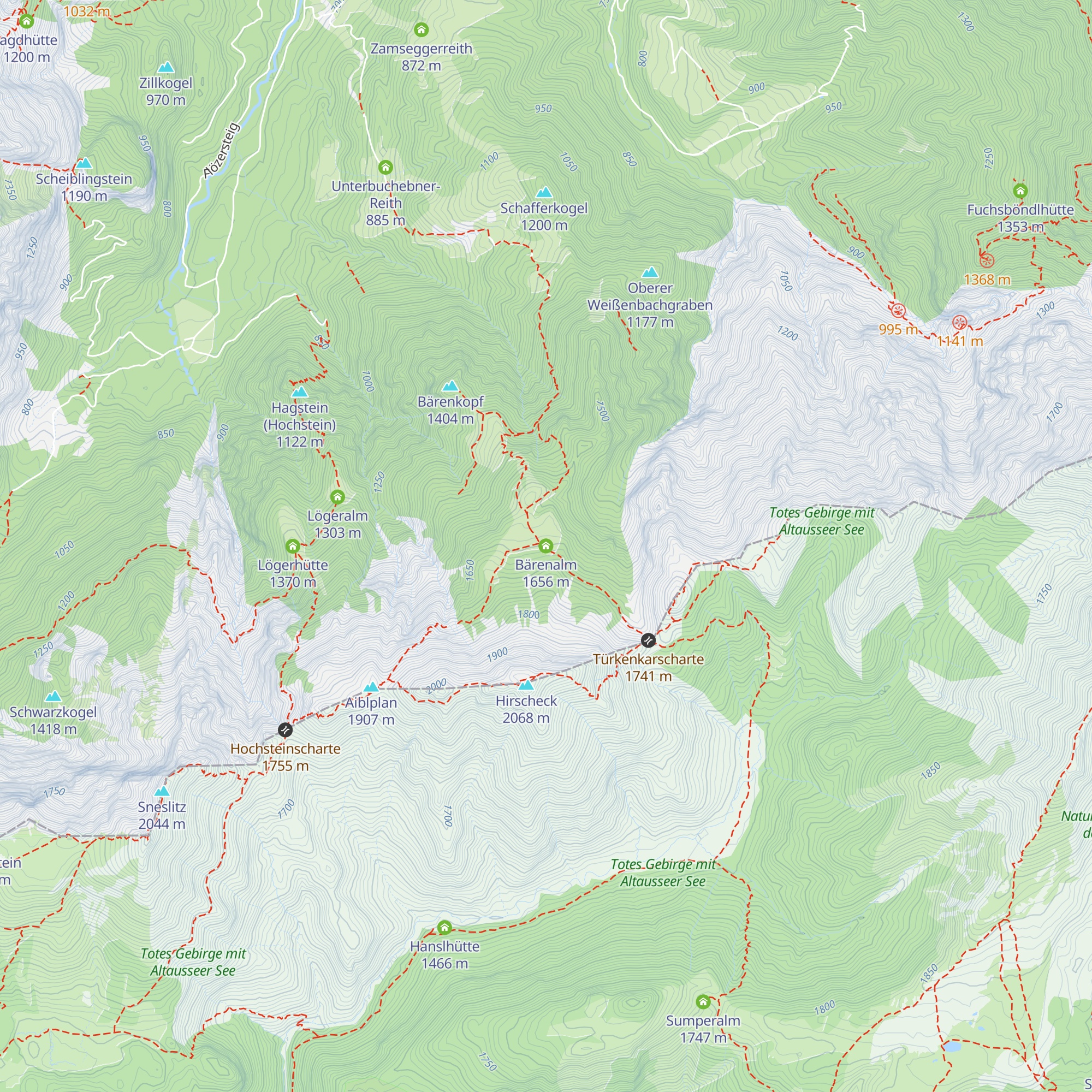 Bärenalm map