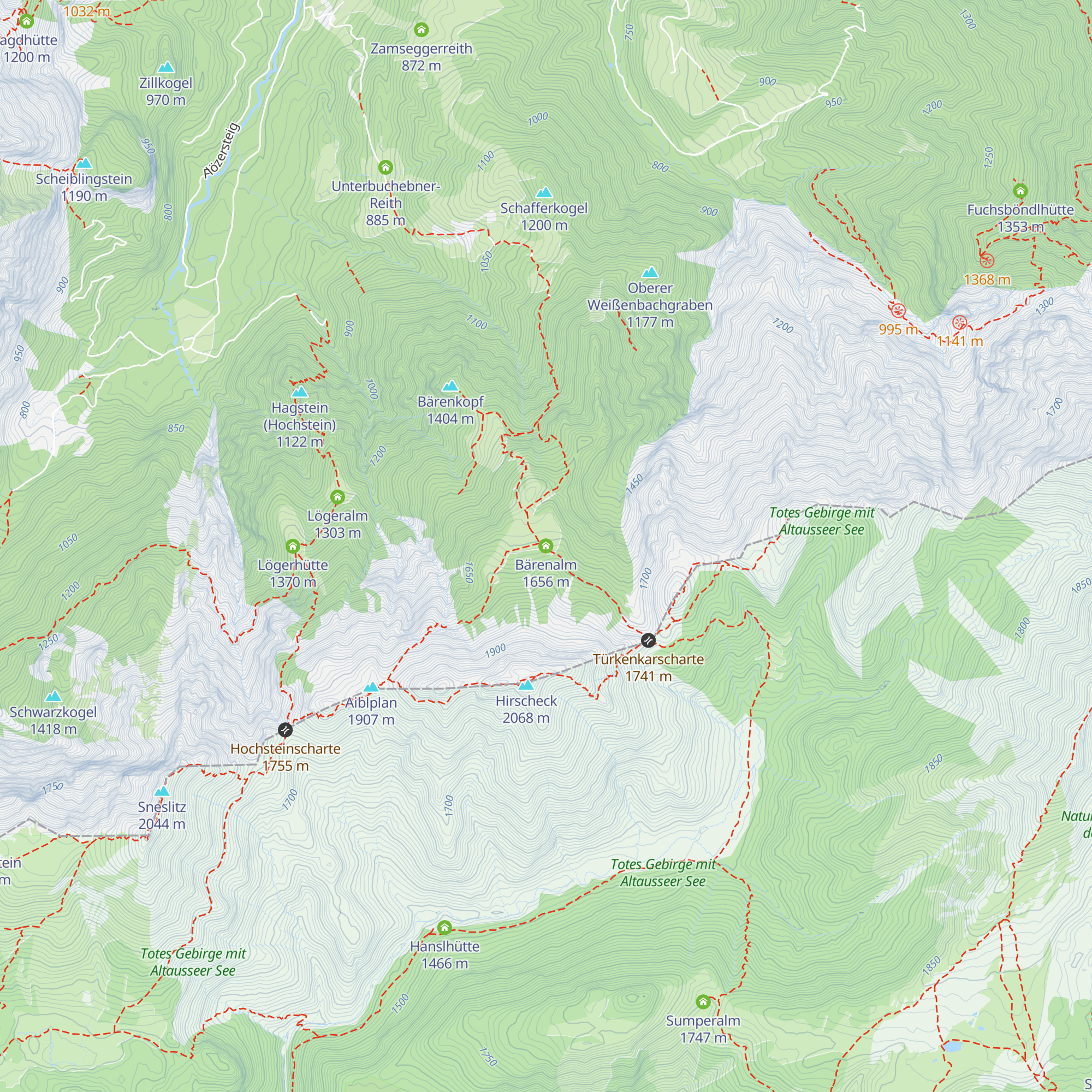 Bärenalm map
