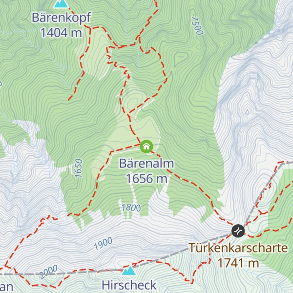 Map of Bärenalm