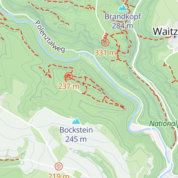 Map of Fritschenstein