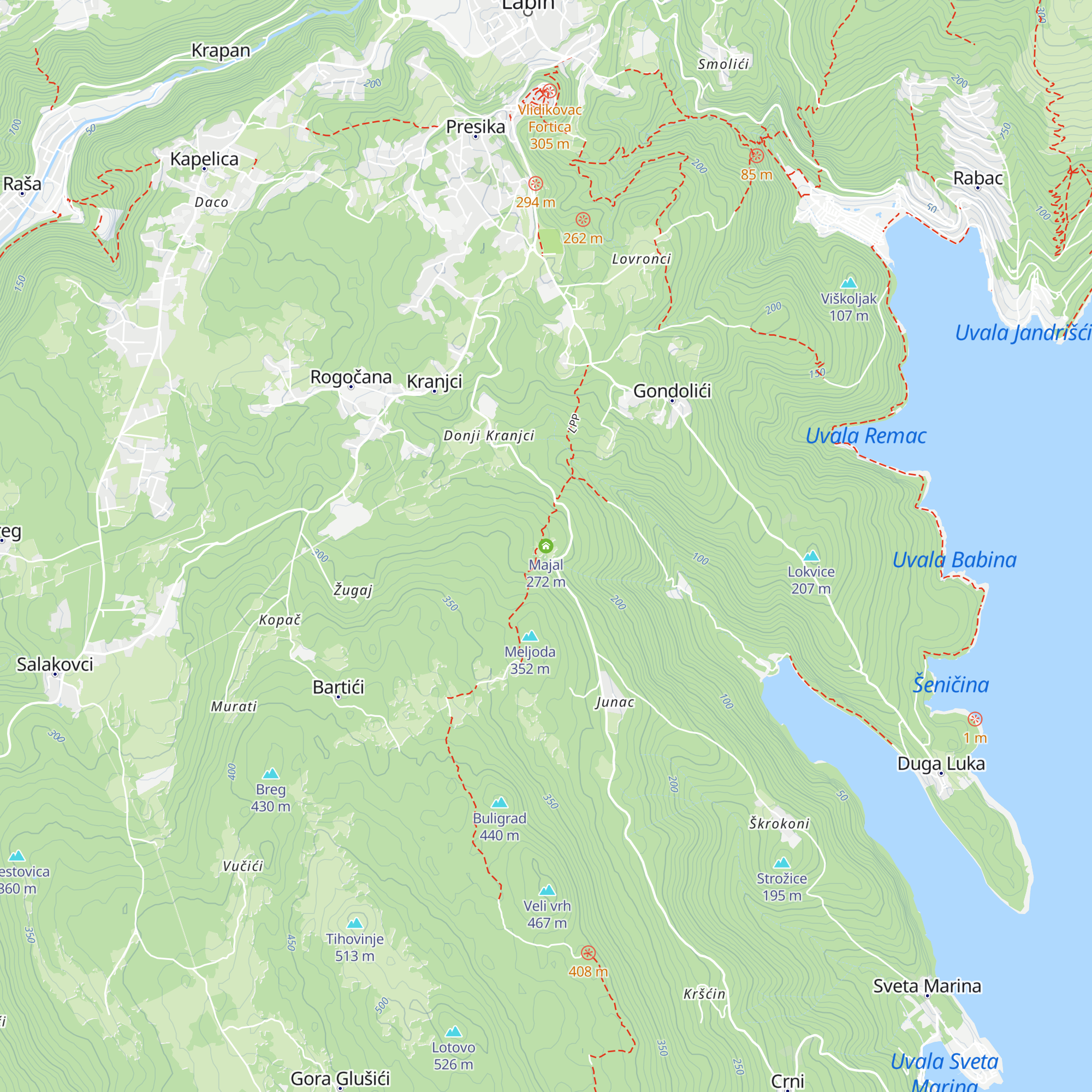 Majal map