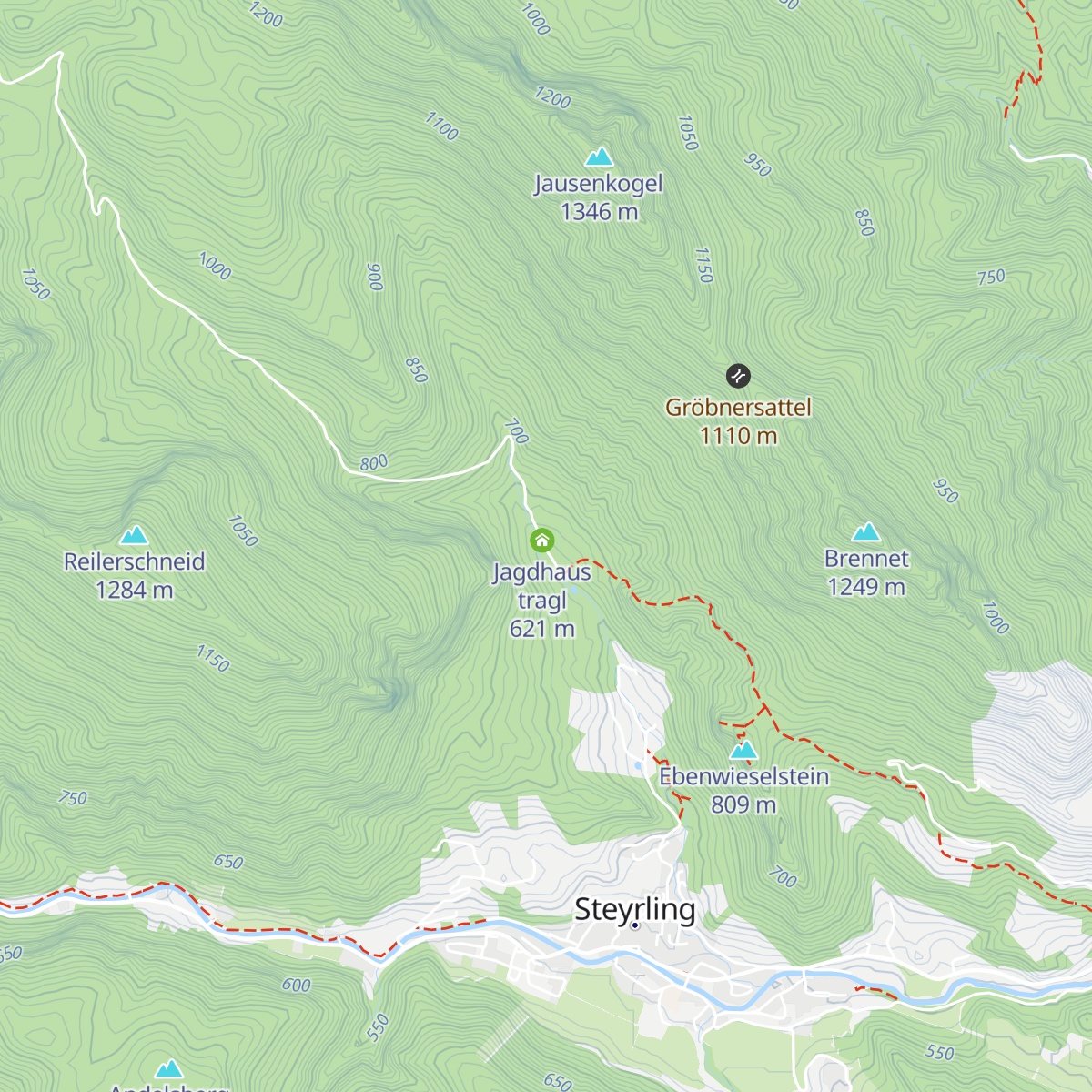 Forsthaus Tragl map