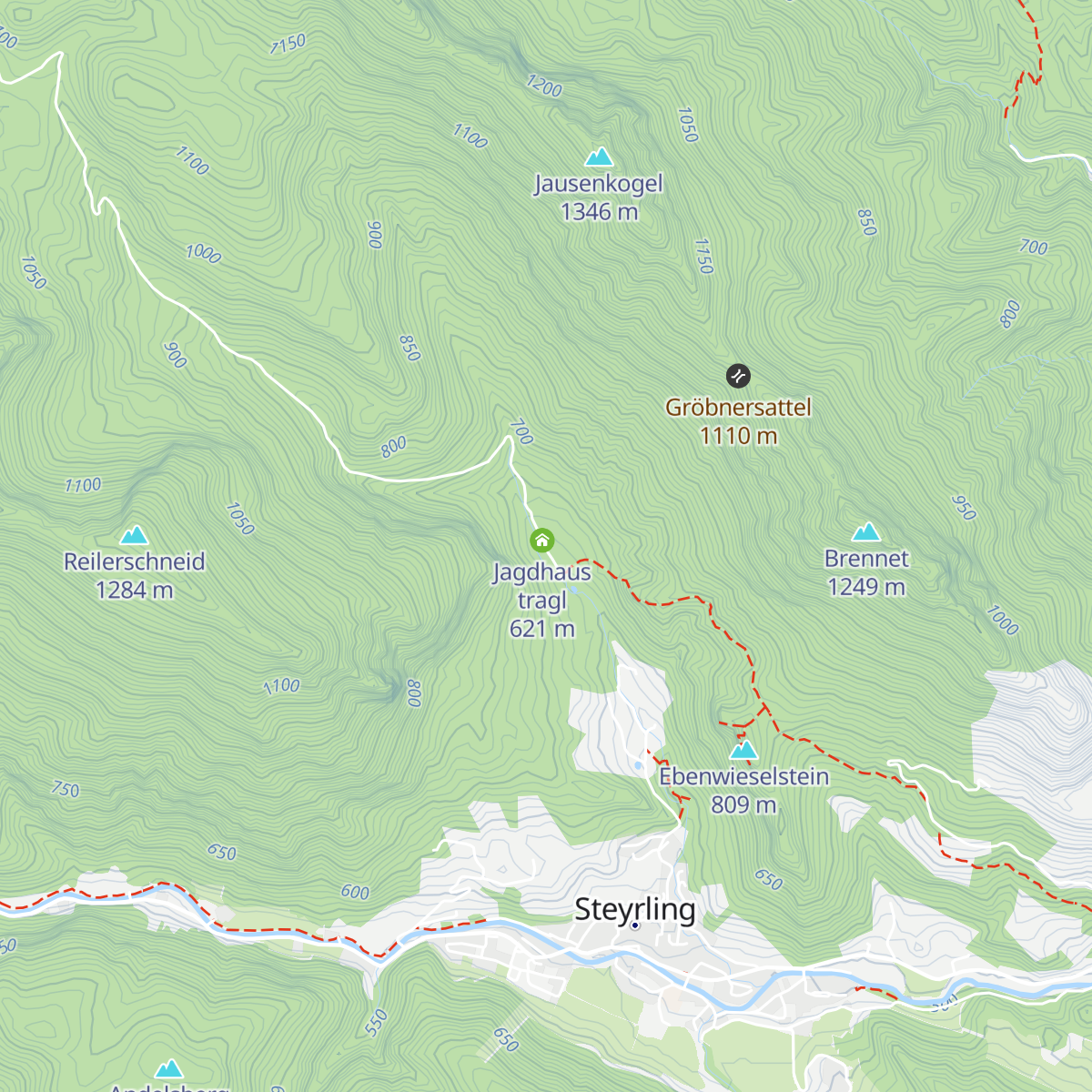 Forsthaus Tragl map