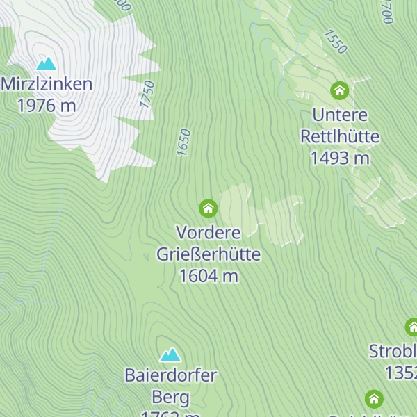 Map of Vordere Grießerhütte