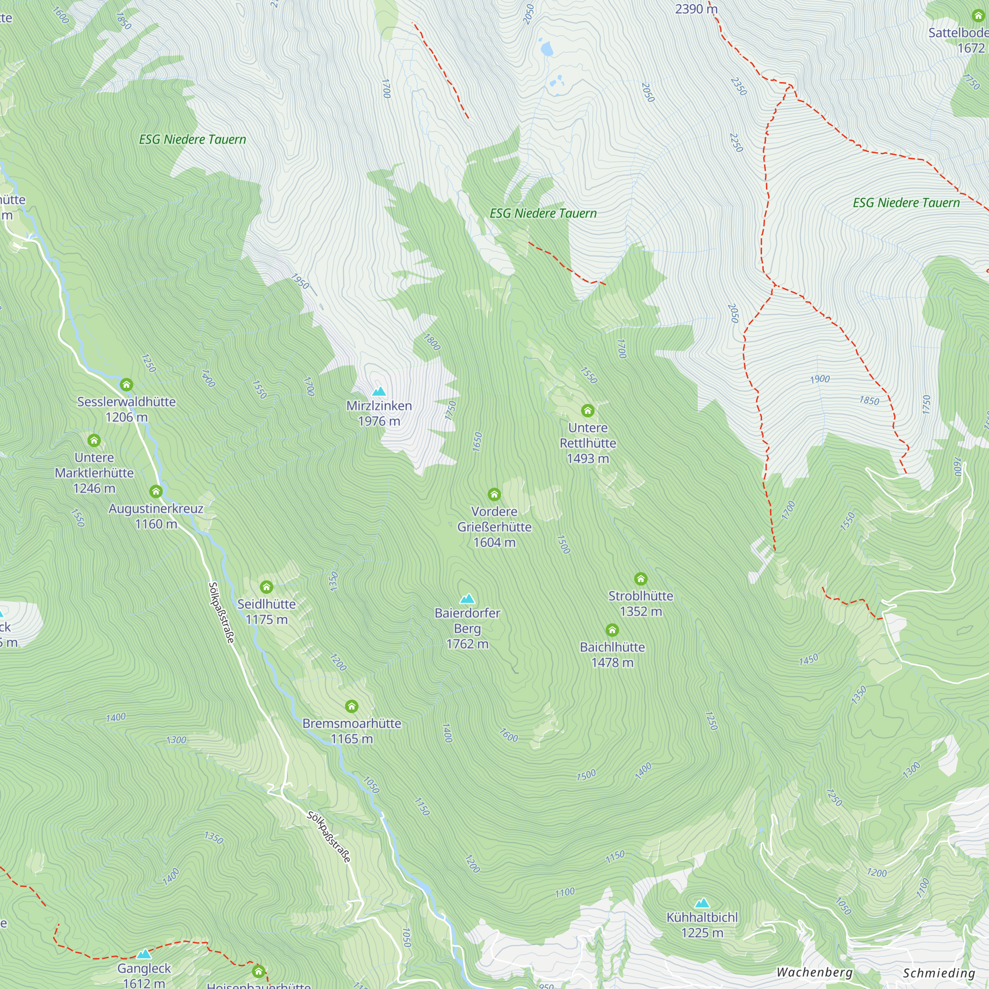 Vordere Grießerhütte map