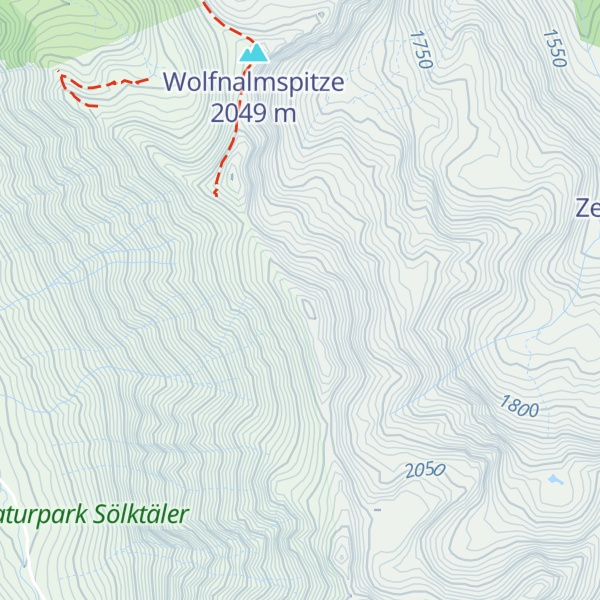 Map of Hochrotwand